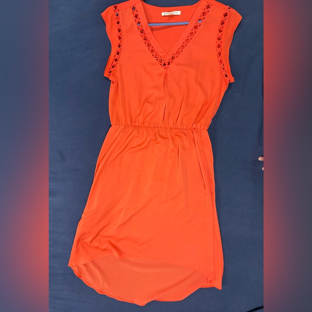 Daniel Rainn V-Neck High Low Dress